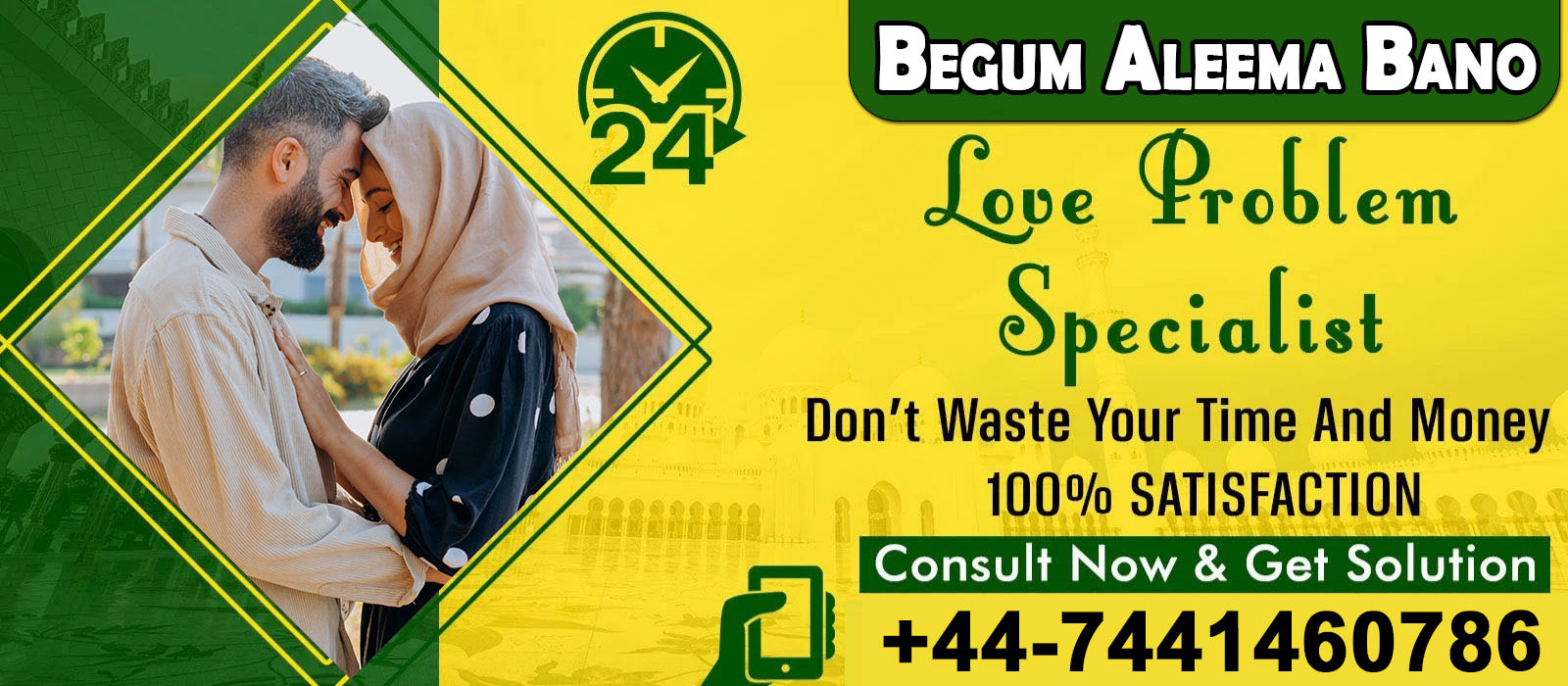 Begum Aleema Bano +44-7441460786 banner